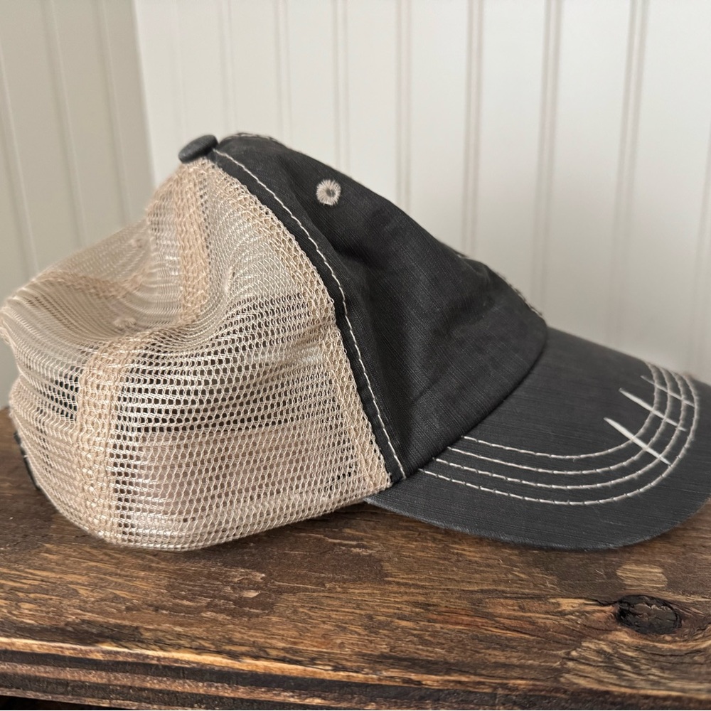 Black and Tan Trucker Hat
